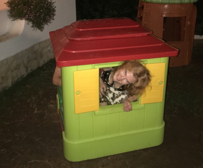 inneres Kind hat Freude am Spielplatz
