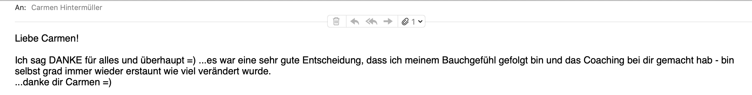 Selbstwertkurs Feedback einer Teilnehmerin