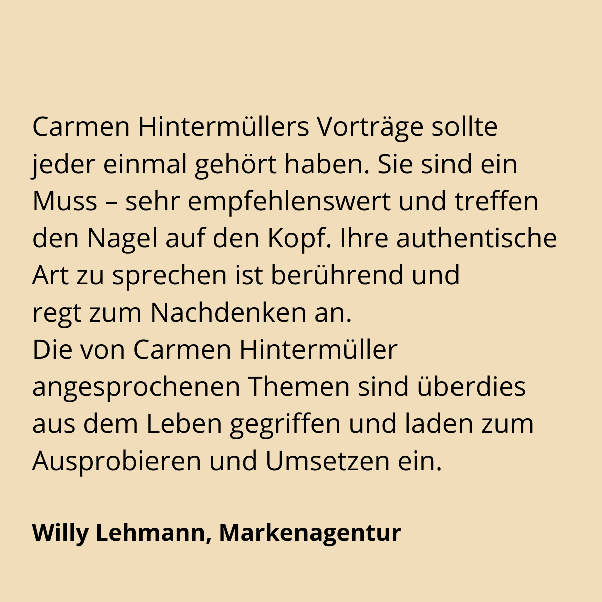 Feedback Vortrag Glück Lehmann